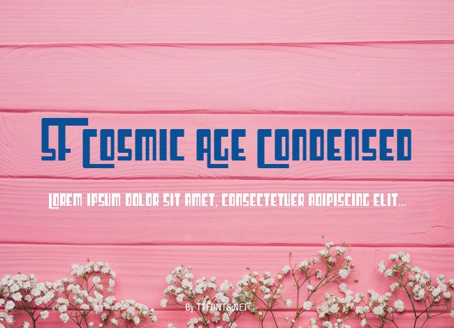 SF Cosmic Age Condensed example