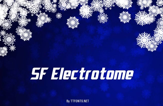 SF Electrotome example
