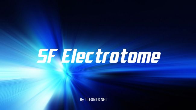 SF Electrotome example