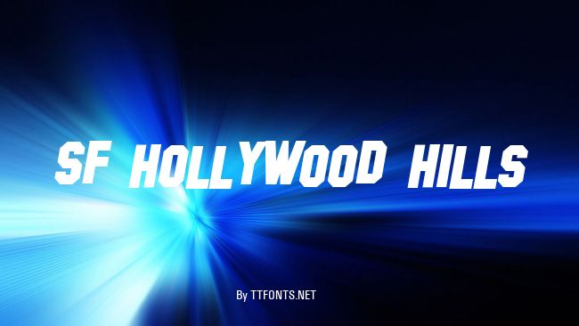 SF Hollywood Hills example
