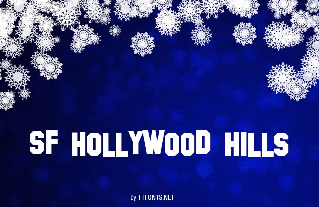 SF Hollywood Hills example