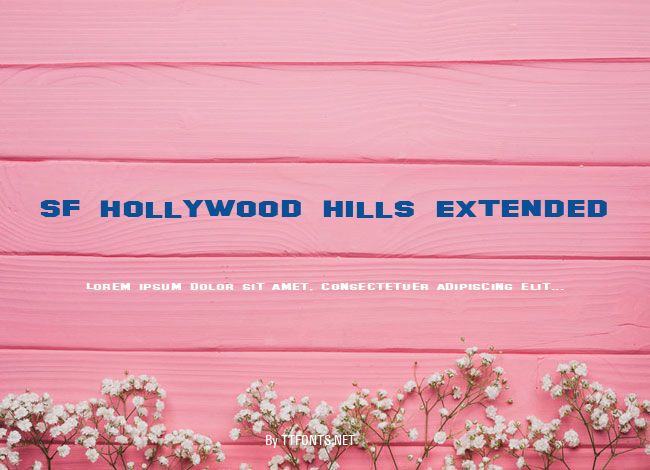 SF Hollywood Hills Extended example