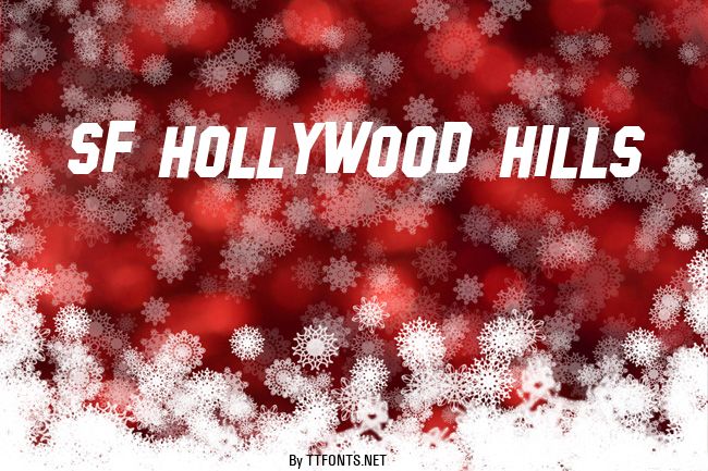 SF Hollywood Hills example