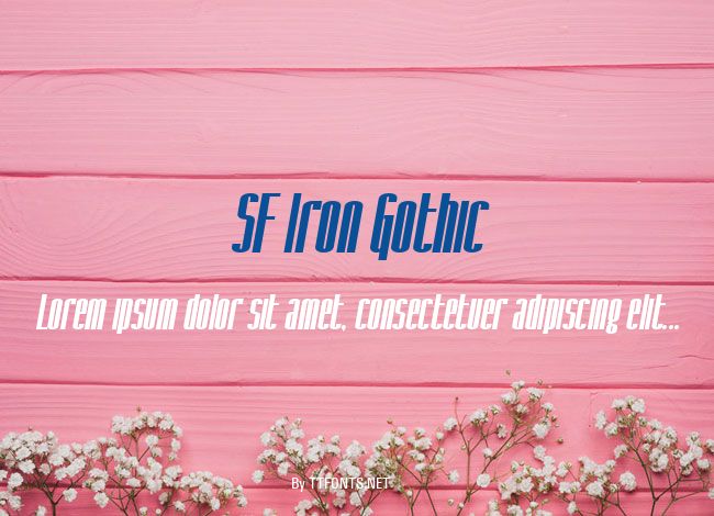 SF Iron Gothic example
