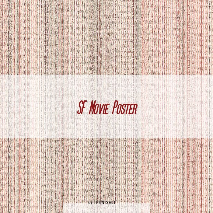 SF Movie Poster example