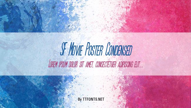 SF Movie Poster Condensed example