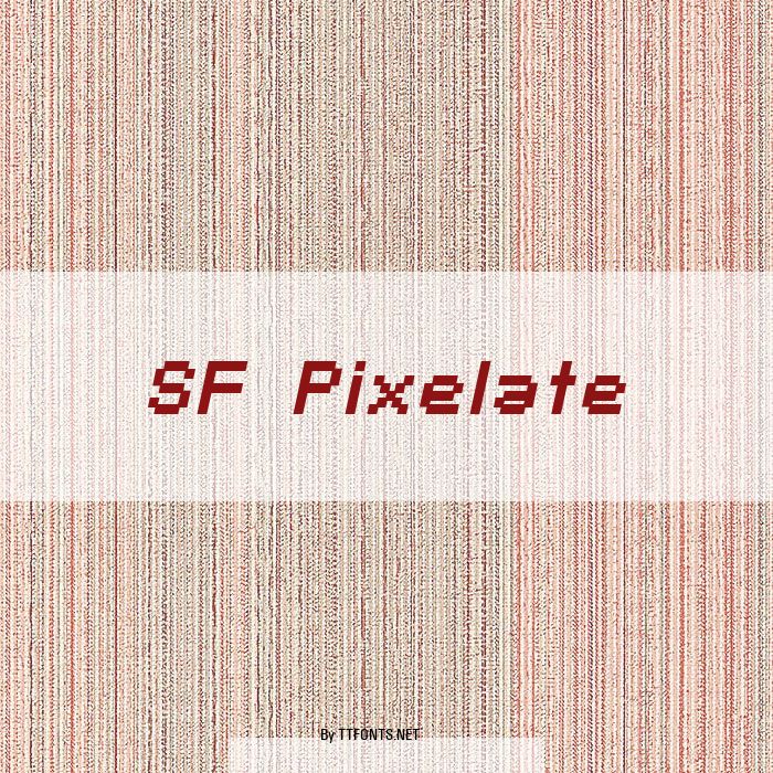 SF Pixelate example