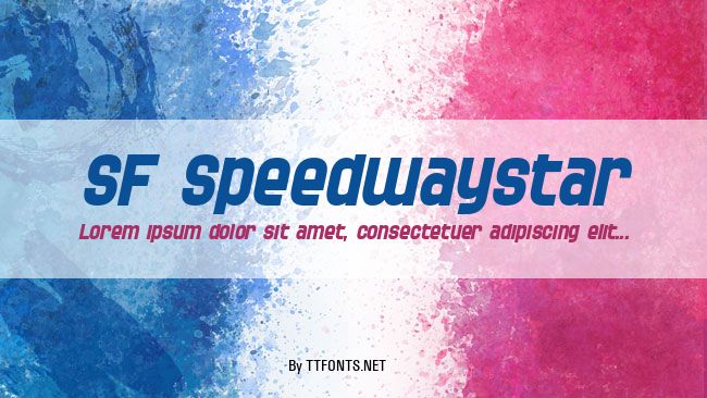 SF Speedwaystar example