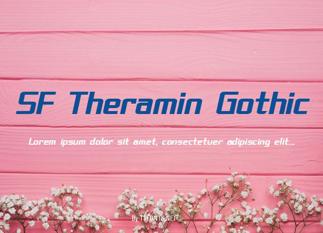 SF Theramin Gothic example