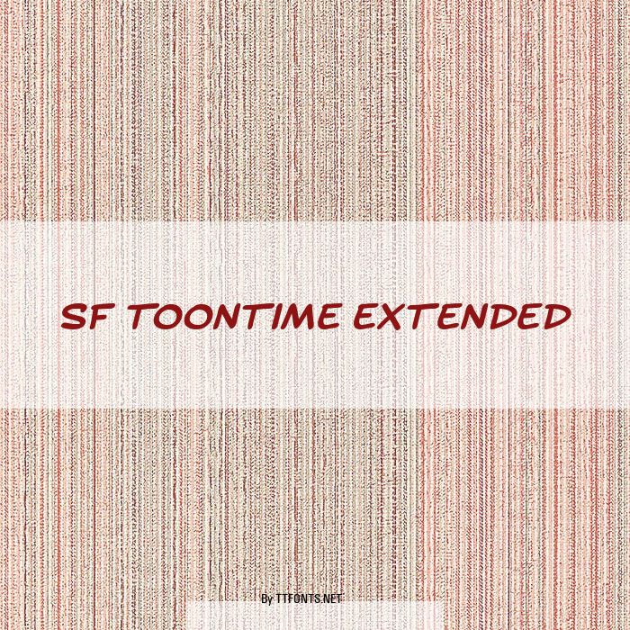 SF Toontime Extended example