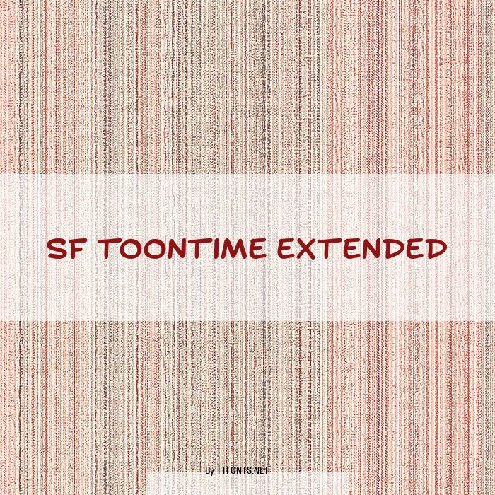 SF Toontime Extended example