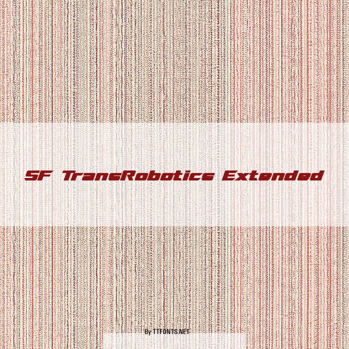 SF TransRobotics Extended example