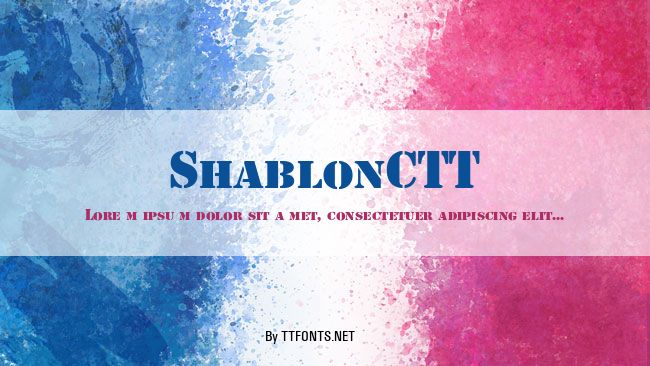 ShablonCTT example