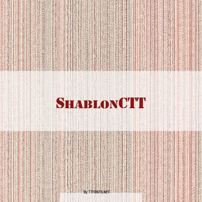 ShablonCTT example