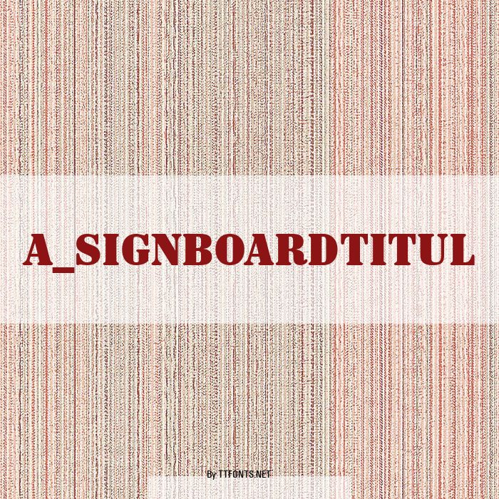 a_SignboardTitul example