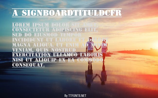 a_SignboardTitulDcFr example