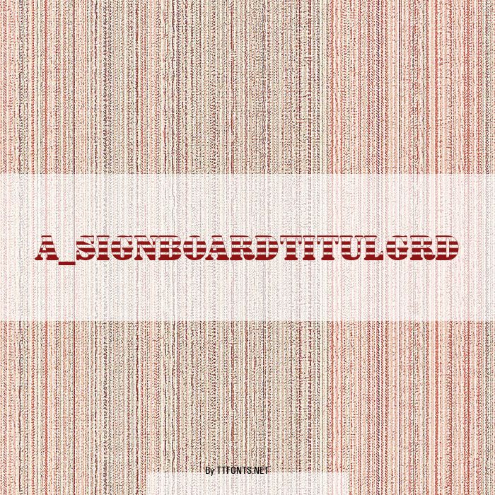 a_SignboardTitulGrd example
