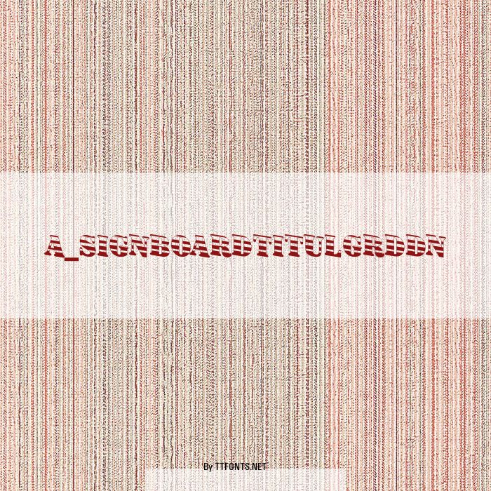 a_SignboardTitulGrdDn example