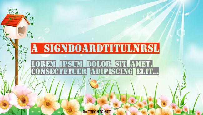 a_SignboardTitulNrSl example