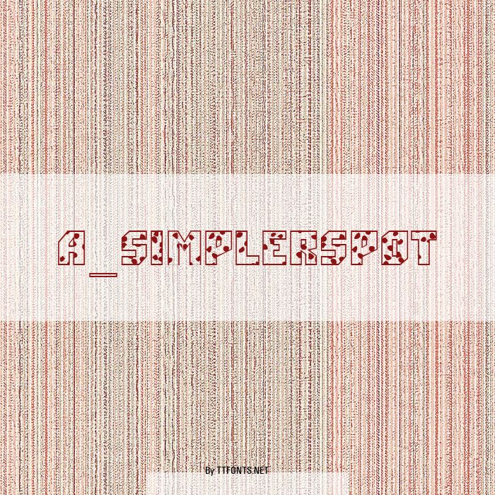 a_SimplerSpot example