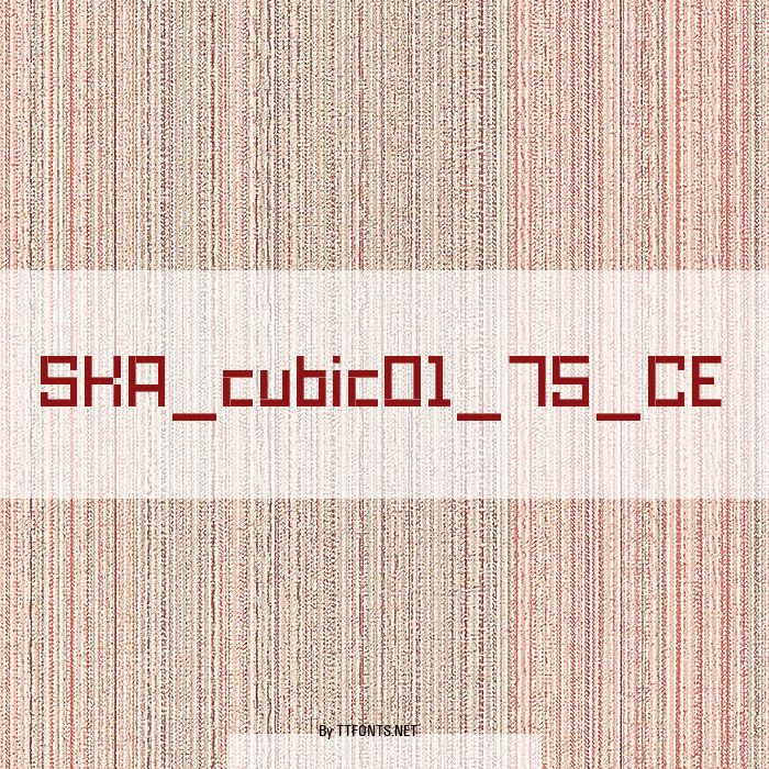 SKA_cubic01_75_CE example