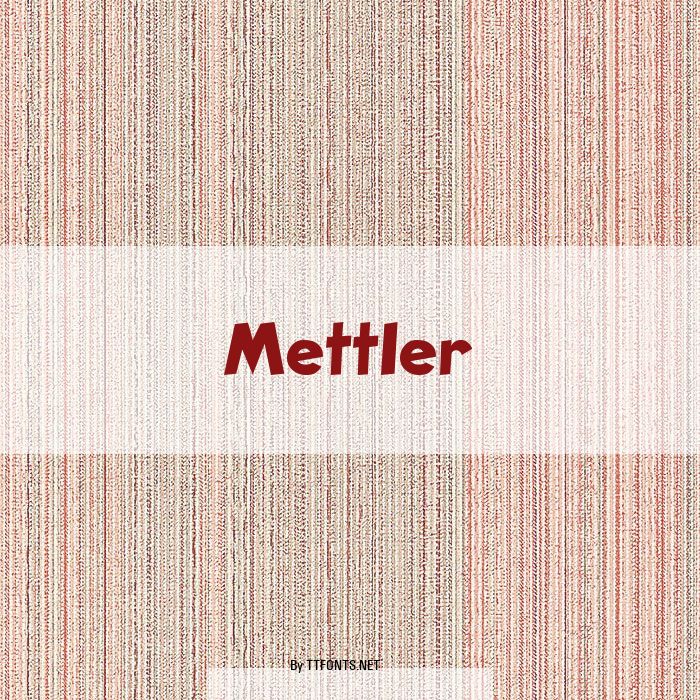 Mettler example