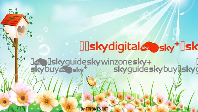 SKYfontbrands example