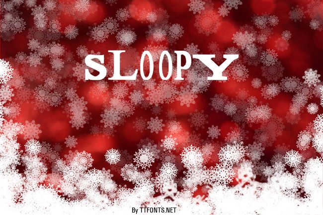 Sloopy example