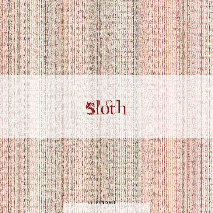 Sloth example