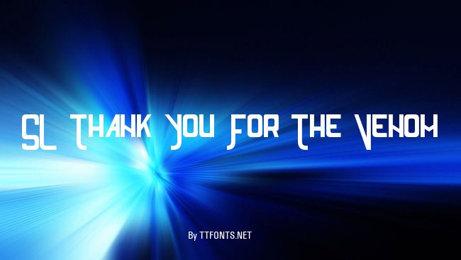 SL Thank You For The Venom example