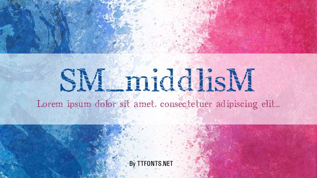 SM_middlisM example
