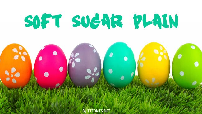 Soft Sugar plain example