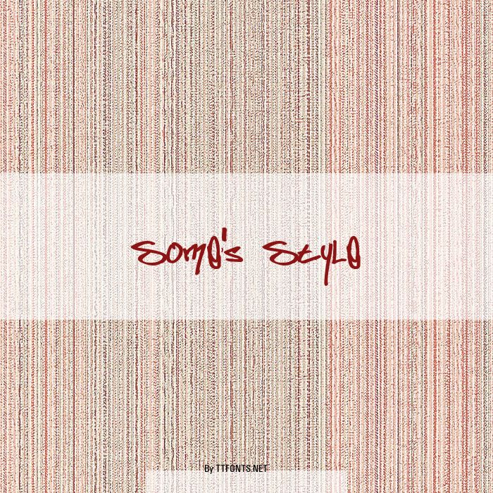 Some's Style example