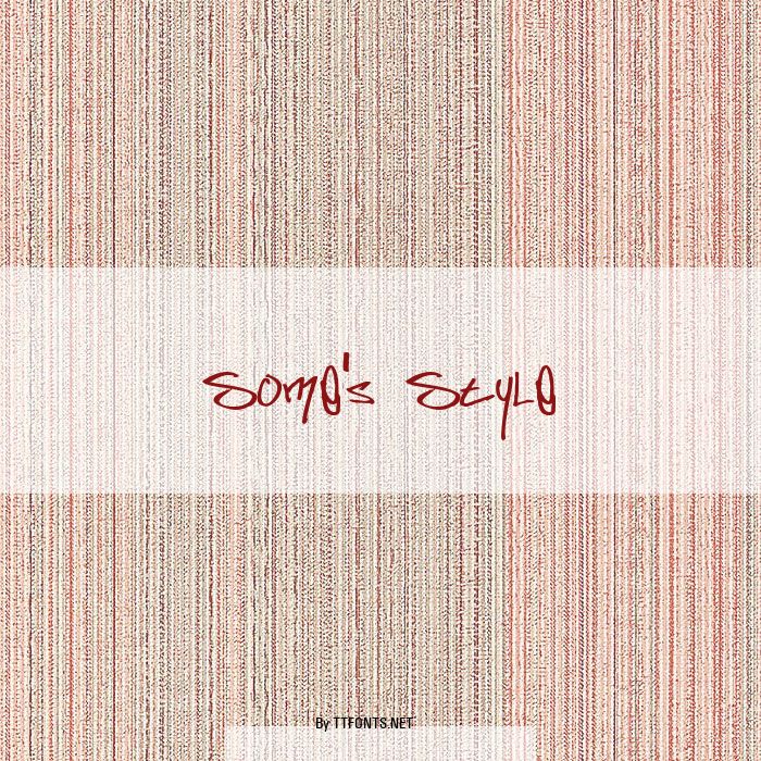 Some's Style example
