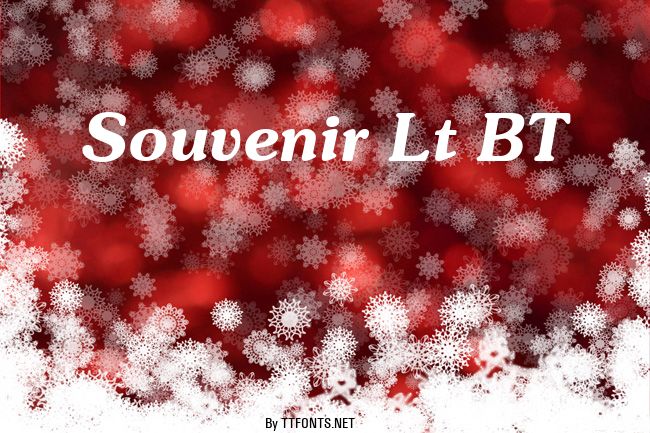 Souvenir Lt BT example