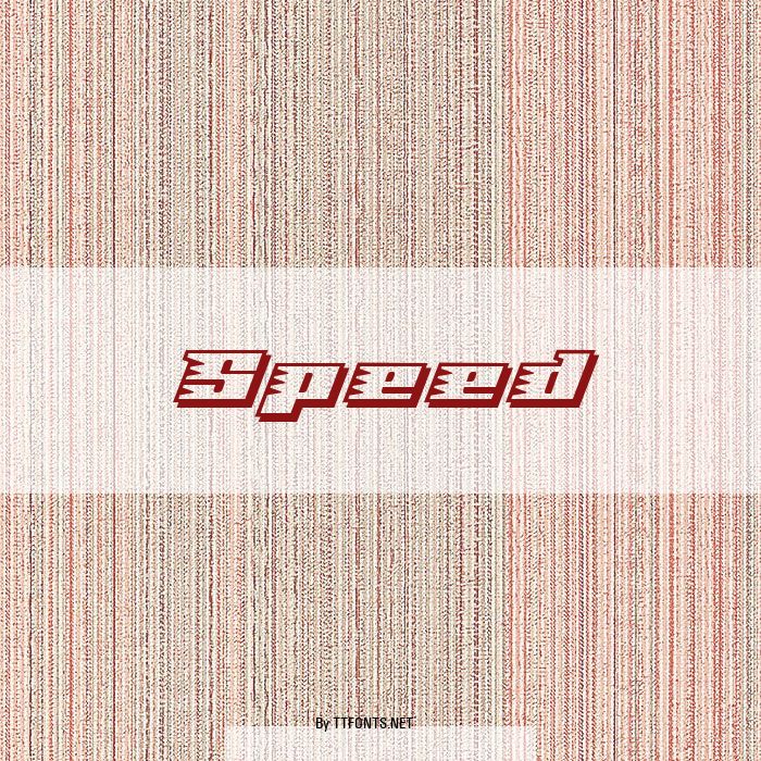 Speed example