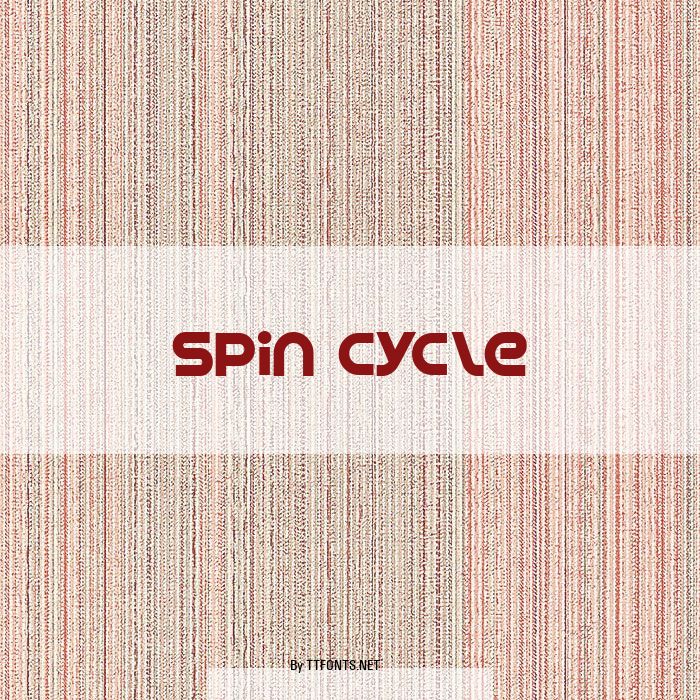 Spin Cycle example