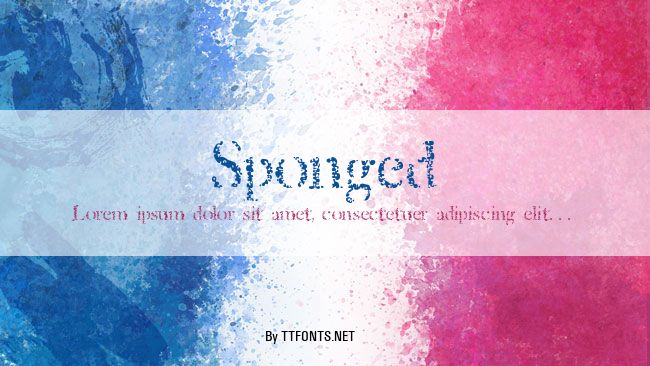 Sponged example