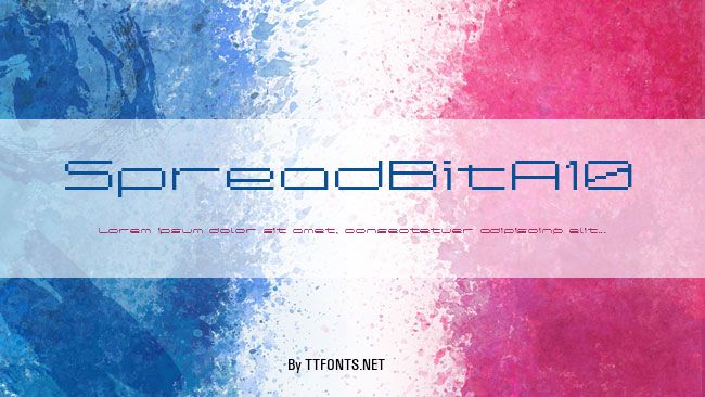 SpreadBitA10 example