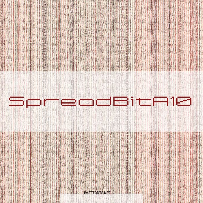 SpreadBitA10 example