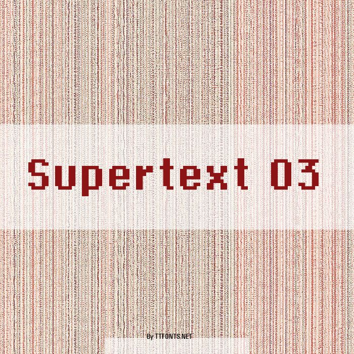 Supertext 03 example