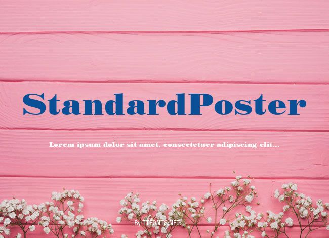 StandardPoster example