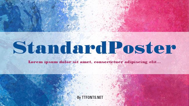 StandardPoster example