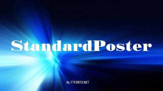 StandardPoster example