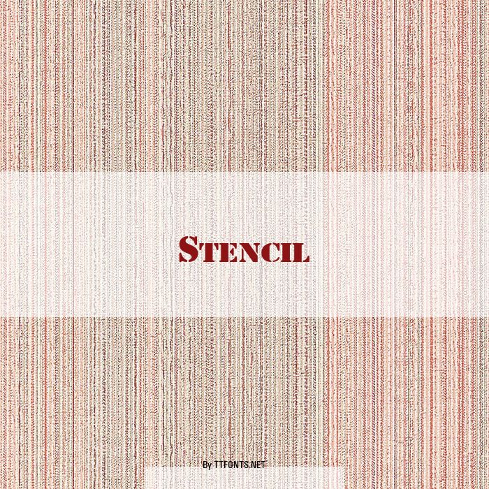 Stencil example
