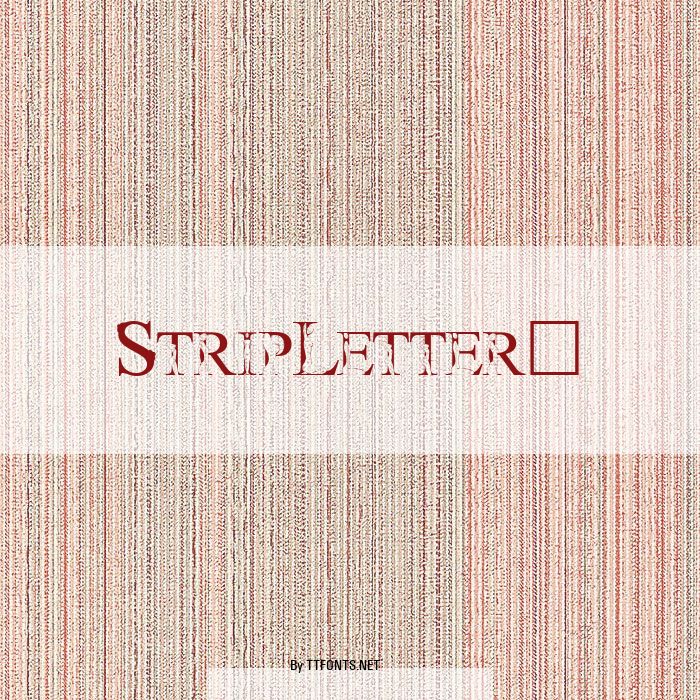 StripLetter1 example