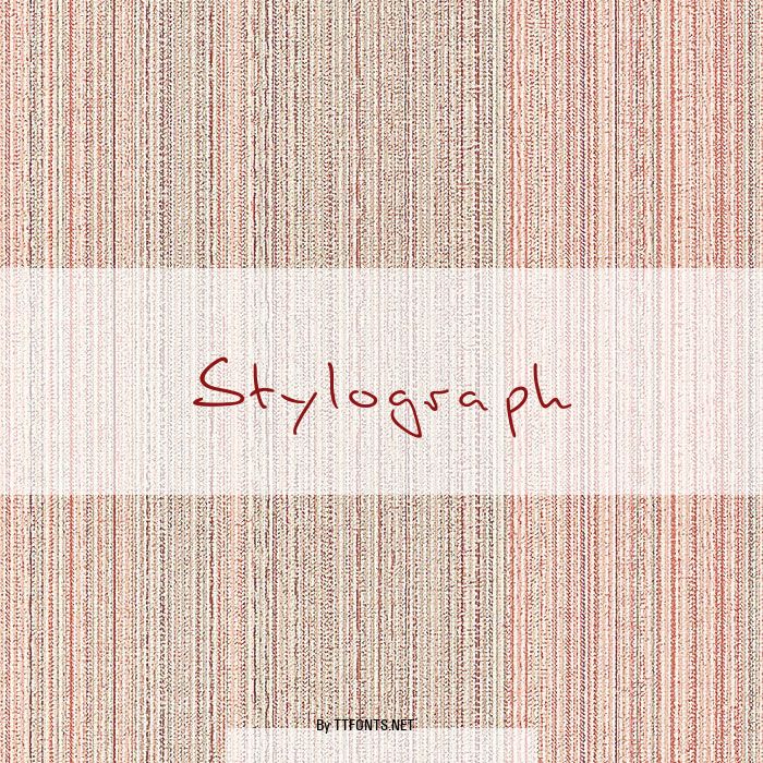 Stylograph example