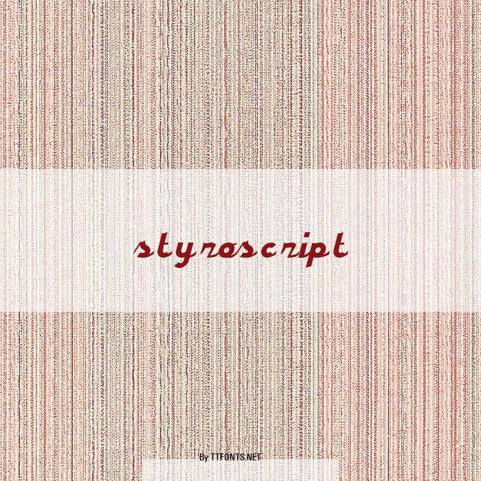 styroscript example