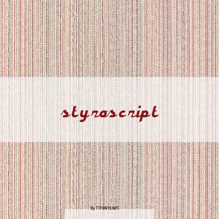 styroscript example