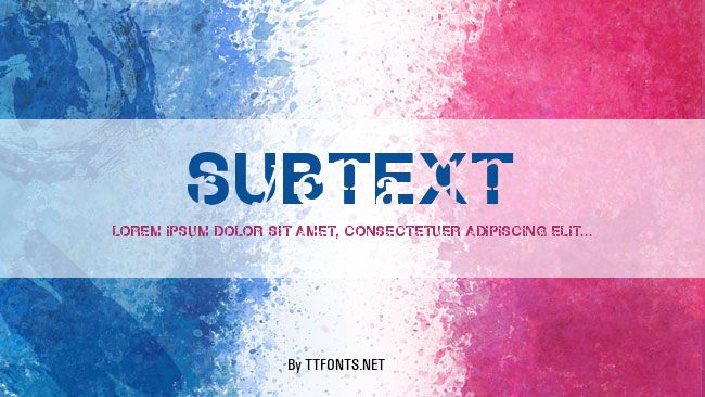 Subtext example